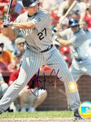 MaxSold Auction: GARRETT ATKINS Autographed Colorado Rockies 8x10 Photo - 2007 NL Champs! - Parker (Colorado, USA) SELLER MANAGED Commercial Liquidation Online Auction - Heritage Oak Drive