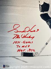 MaxSold Auction: GORDIE HOWE Mr. Hockey Autographed Ltd. Edition 16x20 Photo 4 Inscriptions - Parker (Colorado, USA) SELLER MANAGED Commercial Liquidation Online Auction - Heritage Oak Drive