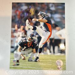 MaxSold Auction: JASON ELAM Signed 8x10 Photo - Denver Broncos Ring of Fame - Broncos and Timeless Sports COA - Parker (Colorado, USA) SELLER MANAGED Commercial Liquidation Online Auction - Heritage Oak Drive