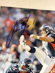 MaxSold Auction: JASON ELAM Signed 8x10 Photo - Denver Broncos Ring of Fame - Broncos and Timeless Sports COA - Parker (Colorado, USA) SELLER MANAGED Commercial Liquidation Online Auction - Heritage Oak Drive