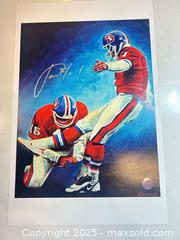 MaxSold Auction: JASON ELAM Signed Denver Broncos 11x14 Lithograph/Print - Ring of Famer! - Parker (Colorado, USA) SELLER MANAGED Commercial Liquidation Online Auction - Heritage Oak Drive