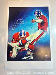 MaxSold Auction: JASON ELAM Signed Denver Broncos 11x14 Lithograph/Print - Ring of Famer! - Parker (Colorado, USA) SELLER MANAGED Commercial Liquidation Online Auction - Heritage Oak Drive