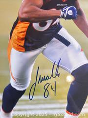 MaxSold Auction: JAVON WALKER Signed Denver Broncos 11x14 Photograph (LSM COA) - Parker (Colorado, USA) SELLER MANAGED Commercial Liquidation Online Auction - Heritage Oak Drive