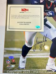 MaxSold Auction: JAVON WALKER Signed Denver Broncos 11x14 Photograph (LSM COA) - Parker (Colorado, USA) SELLER MANAGED Commercial Liquidation Online Auction - Heritage Oak Drive