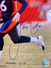 MaxSold Auction: JAY CUTLER Signed Limited Edition #20/106 Denver Broncos 11x14 Photograph (1st Touchdown) - Parker (Colorado, USA) SELLER MANAGED Commercial Liquidation Online Auction - Heritage Oak Drive