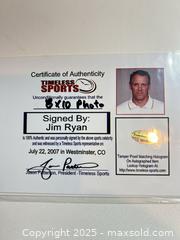 MaxSold Auction: JIM RYAN Signed 8x10 Photo - Denver Broncos - Orange Crush Defense! - Timeless Sports COA - Parker (Colorado, USA) SELLER MANAGED Commercial Liquidation Online Auction - Heritage Oak Drive