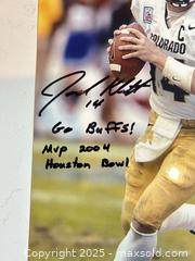 MaxSold Auction: JOEL KLATT Signed 8x10 Photo - CU Buffs Legend - Multiple Inscriptions - Timeless Sports COA - Parker (Colorado, USA) SELLER MANAGED Commercial Liquidation Online Auction - Heritage Oak Drive