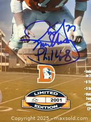 MaxSold Auction: KARL MECKLENBURG Signed Ltd. Edition 8x10 Photo #50/2001 — Denver Broncos (Ring of Fame)   - Parker (Colorado, USA) SELLER MANAGED Commercial Liquidation Online Auction - Heritage Oak Drive