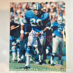 MaxSold Auction: Len Barney Signed 8x10 Photo - Detroit Lions Hall of Famer - Tri Star Productions COA - Parker (Colorado, USA) SELLER MANAGED Commercial Liquidation Online Auction - Heritage Oak Drive