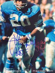 MaxSold Auction: Len Barney Signed 8x10 Photo - Detroit Lions Hall of Famer - Tri Star Productions COA - Parker (Colorado, USA) SELLER MANAGED Commercial Liquidation Online Auction - Heritage Oak Drive