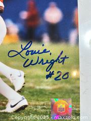 MaxSold Auction: LOUIE Wright (Louis) Signed 8x10 Photo - Denver Broncos - Orange Crush Defense! - Timeless Sports COA - Parker (Colorado, USA) SELLER MANAGED Commercial Liquidation Online Auction - Heritage Oak Drive
