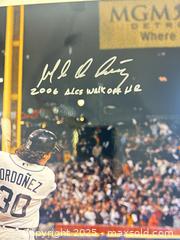 MaxSold Auction: Maggio Ordóñez 16x20 Signed Limited Edition Photo - Detroit Tigers - 2006 ALCS Walkoff HR - Parker (Colorado, USA) SELLER MANAGED Commercial Liquidation Online Auction - Heritage Oak Drive