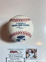 MaxSold Auction: MANNY CORPAS  Autographed Rawlings MLB Baseball - Colorado Rockies - Parker (Colorado, USA) SELLER MANAGED Commercial Liquidation Online Auction - Heritage Oak Drive
