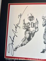 MaxSold Auction: NEBRASKA HUSKERS Signed Heisman Winners ERIC CROUCH, JOHNNY RODGERS & MIKE ROZIER 11x14 Lithograph/Print (Matted Print Ready for Framing) - Parker (Colorado, USA) SELLER MANAGED Commercial Liquidation Online Auction - Heritage Oak Drive