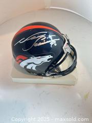 MaxSold Auction: NEIL SMITH Autographed Denver Broncos Mini Helmet - Timeless Sports COA - Back to Back SB Champ! - Parker (Colorado, USA) SELLER MANAGED Commercial Liquidation Online Auction - Heritage Oak Drive