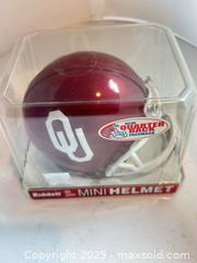 MaxSold Auction: OKLAHOMA SOONERS Unsigned Riddell Mini Helmet - Parker (Colorado, USA) SELLER MANAGED Commercial Liquidation Online Auction - Heritage Oak Drive