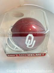 MaxSold Auction: OKLAHOMA SOONERS Unsigned Riddell Mini Helmet - Parker (Colorado, USA) SELLER MANAGED Commercial Liquidation Online Auction - Heritage Oak Drive
