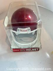 MaxSold Auction: OKLAHOMA SOONERS Unsigned Riddell Mini Helmet - Parker (Colorado, USA) SELLER MANAGED Commercial Liquidation Online Auction - Heritage Oak Drive