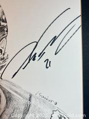 MaxSold Auction: PETER FORSBERG Colorado Avalanche Signed 11x14 Lithograph - Matted and Ready for Framing - Parker (Colorado, USA) SELLER MANAGED Commercial Liquidation Online Auction - Heritage Oak Drive