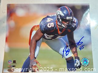 MaxSold Auction: Roc Alexander Signed 8x10 Photo - Denver Broncos - Timeless Sports COA - Parker (Colorado, USA) SELLER MANAGED Commercial Liquidation Online Auction - Heritage Oak Drive