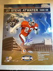 MaxSold Auction: STEVE ATWATER Autographed Limited Edition 16x20 Photo #1/127 - Denver Broncos Hall of Famer! - Parker (Colorado, USA) SELLER MANAGED Commercial Liquidation Online Auction - Heritage Oak Drive