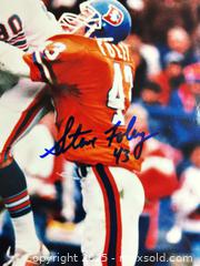 MaxSold Auction: STEVE FOLEY Signed 8x10 Photo — Denver Broncos (Ring of Fame)    - Parker (Colorado, USA) SELLER MANAGED Commercial Liquidation Online Auction - Heritage Oak Drive