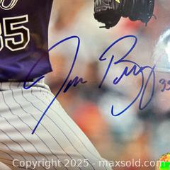 MaxSold Auction: TAYLOR BUCCHOLZ- Colorado Rockies Signed Photograph - 2007 NL Champs / World Series  - Parker (Colorado, USA) SELLER MANAGED Commercial Liquidation Online Auction - Heritage Oak Drive