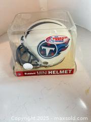 MaxSold Auction: TENNESSEE TITANS Unsigned Riddell Mini Helmet - Parker (Colorado, USA) SELLER MANAGED Commercial Liquidation Online Auction - Heritage Oak Drive