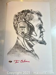 MaxSold Auction: TOM OSBORNE - NEBRASKA HUSKERS Signed Lithograph/Print - 3 Time National Champion Coach - Parker (Colorado, USA) SELLER MANAGED Commercial Liquidation Online Auction - Heritage Oak Drive