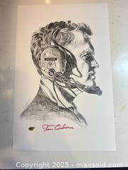 MaxSold Auction: TOM OSBORNE - NEBRASKA HUSKERS Signed Lithograph/Print - 3 Time National Champion Coach - Parker (Colorado, USA) SELLER MANAGED Commercial Liquidation Online Auction - Heritage Oak Drive