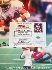 MaxSold Auction: Tom Rathman Signed 16x20 Photo — San Francisco 49ers - Super Bowl XXIV   - Parker (Colorado, USA) SELLER MANAGED Commercial Liquidation Online Auction - Heritage Oak Drive