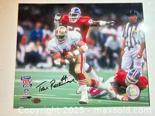 MaxSold Auction: TOM RATHMAN Signed 8x10 Photo — San Francisco 49ers   - Parker (Colorado, USA) SELLER MANAGED Commercial Liquidation Online Auction - Heritage Oak Drive