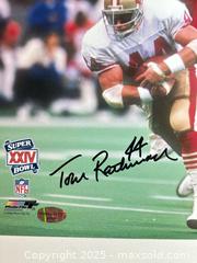 MaxSold Auction: TOM RATHMAN Signed 8x10 Photo — San Francisco 49ers   - Parker (Colorado, USA) SELLER MANAGED Commercial Liquidation Online Auction - Heritage Oak Drive
