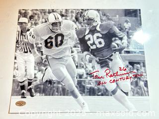 MaxSold Auction: TOM RATHMAN Signed 8x10 Photo w/ "All Century Team" Inscription — Nebraska Cornhuskers (49ers Legend)   - Parker (Colorado, USA) SELLER MANAGED Commercial Liquidation Online Auction - Heritage Oak Drive