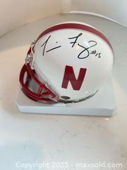 MaxSold Auction: TOMMIE FRAZIER Autographed Nebraska Cornhuskers Mini Helmet - National Champion! - Parker (Colorado, USA) SELLER MANAGED Commercial Liquidation Online Auction - Heritage Oak Drive
