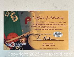 MaxSold Auction: TROY TULOWITZKI Signed Long Beach State 8x10 Photo - Rockies Legend!  Naxcom COA - Parker (Colorado, USA) SELLER MANAGED Commercial Liquidation Online Auction - Heritage Oak Drive