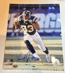 MaxSold Auction: VINCENT JACKSON - Signed 8x10 Photo - San Diego Chargers - Northern Colorado Bears UNC   - Parker (Colorado, USA) SELLER MANAGED Commercial Liquidation Online Auction - Heritage Oak Drive