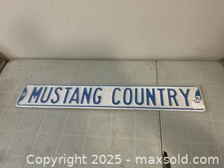 MaxSold Auction: Mustang Country Sign A - Kingston (Ontario, Canada) PARTNER MANAGED Downsizing Online Auction - County Road 38, Elginburg (STORAGE)