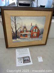 MaxSold Auction: Watercolour Painting A - Kingston (Ontario, Canada) PARTNER MANAGED Downsizing Online Auction - County Road 38, Elginburg (STORAGE)