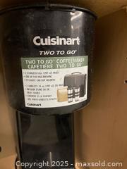 MaxSold Auction: Cuisinart Coffee To Go Maker with Thermos Cups - Toronto (Ontario, Canada) SELLER MANAGED Moving Online Auction - Kennedy Road (STORAGE)