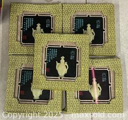 MaxSold Auction: Five Framed Jade Artwork  - Toronto (Ontario, Canada) SELLER MANAGED Moving Online Auction - Kennedy Road (STORAGE)