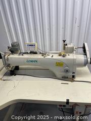 MaxSold Auction: Leman Industrial Sewing Machine - Toronto (Ontario, Canada) SELLER MANAGED Moving Online Auction - Kennedy Road (STORAGE)