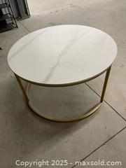MaxSold Auction: Round Coffee Table - Toronto (Ontario, Canada) SELLER MANAGED Moving Online Auction - Kennedy Road (STORAGE)