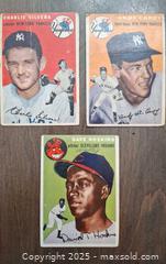 MaxSold Auction: 1954 Topps Baseball Lot 1 - Kingston (Ontario, Canada) SELLER MANAGED Downsizing Online Auction - Birchwood Drive