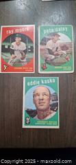 MaxSold Auction: 1959 Topps Baseball Card lot - Kingston (Ontario, Canada) SELLER MANAGED Downsizing Online Auction - Birchwood Drive