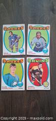 MaxSold Auction: 1971 OPC Sabres and Bruins Hockey card lot - Kingston (Ontario, Canada) SELLER MANAGED Downsizing Online Auction - Birchwood Drive