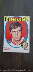MaxSold Auction: 1971 OPC Syl Apps Rookie card - Kingston (Ontario, Canada) SELLER MANAGED Downsizing Online Auction - Birchwood Drive