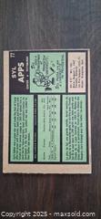 MaxSold Auction: 1971 OPC Syl Apps Rookie card - Kingston (Ontario, Canada) SELLER MANAGED Downsizing Online Auction - Birchwood Drive