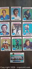 MaxSold Auction: 1975 OPC Vancouver Canucks Hockey Card lot - Kingston (Ontario, Canada) SELLER MANAGED Downsizing Online Auction - Birchwood Drive