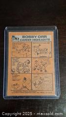 MaxSold Auction: 1975 Topps Bobby Orr All Star Hockey Card - Kingston (Ontario, Canada) SELLER MANAGED Downsizing Online Auction - Birchwood Drive